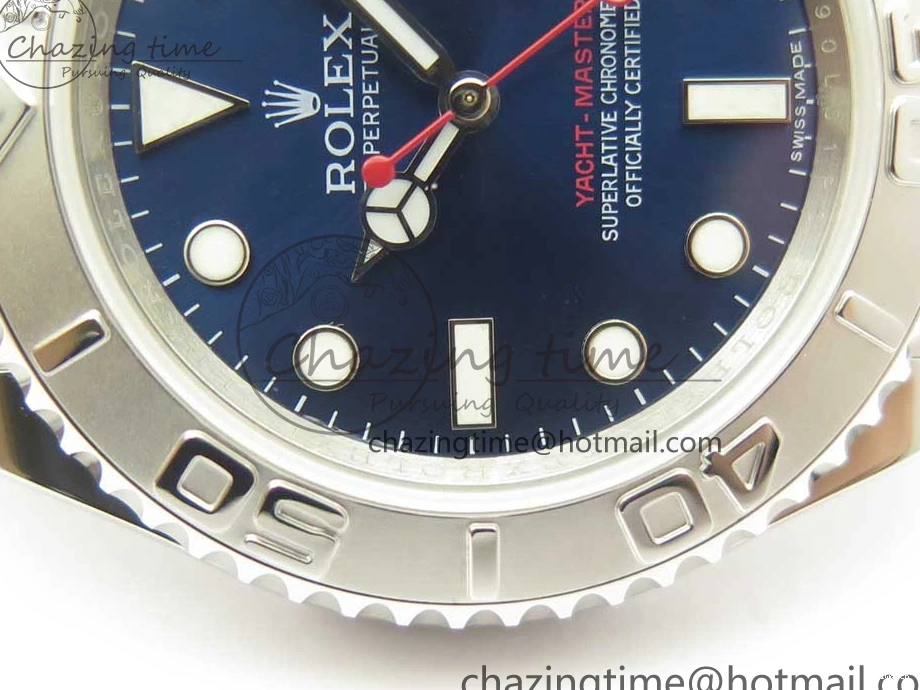 ARF on 1:1 Bracelet Best SH3135 116622 Edition Blue Dial SS Yacht-Master 0115